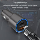 WIWU PC 100 Type-C / USB-C PD + USB Double Port Car Charger