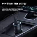 Original Huawei P0006 Dual USB Interface Super Fast Charging Car Charger (Max 66W) (Black)