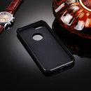 For iPhone 8 & 7 Anti-Gravity Magical Nano-suction Technology Sticky Selfie Protective Case(Black)
