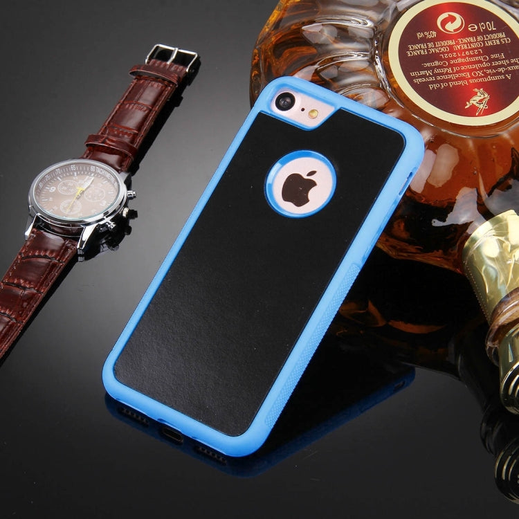 For iPhone 8 & 7 Anti-Gravity Magical Nano-suction Technology Sticky Selfie Protective Case(Blue)