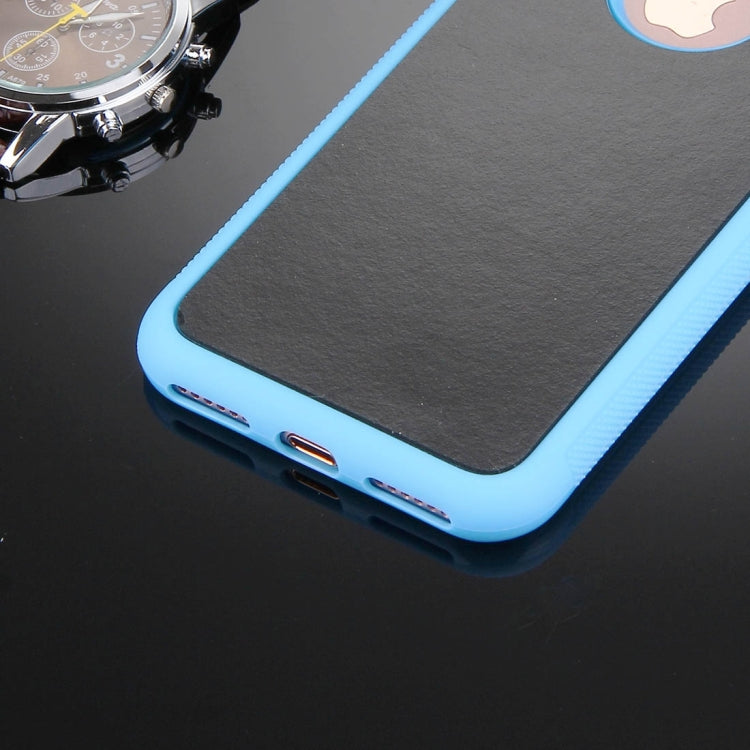 For iPhone 8 & 7 Anti-Gravity Magical Nano-suction Technology Sticky Selfie Protective Case(Blue)