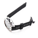 SUUNTO X-LANDER Metal Buckle Silicone Watch Band(Black)