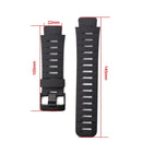 SUUNTO X-LANDER Metal Buckle Silicone Watch Band(Black)