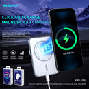 WK WP-U96 Flash Series Magsafe Car Air Outlet Vent Mount Clamp Holder 15W Fast Charging Qi Magnetic Wireless Charger For iPhone 12 Series