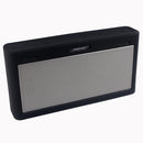 Portable Waterproof Silica Gel Bluetooth Speaker Protective Case for Bose SoundLink III(Black)