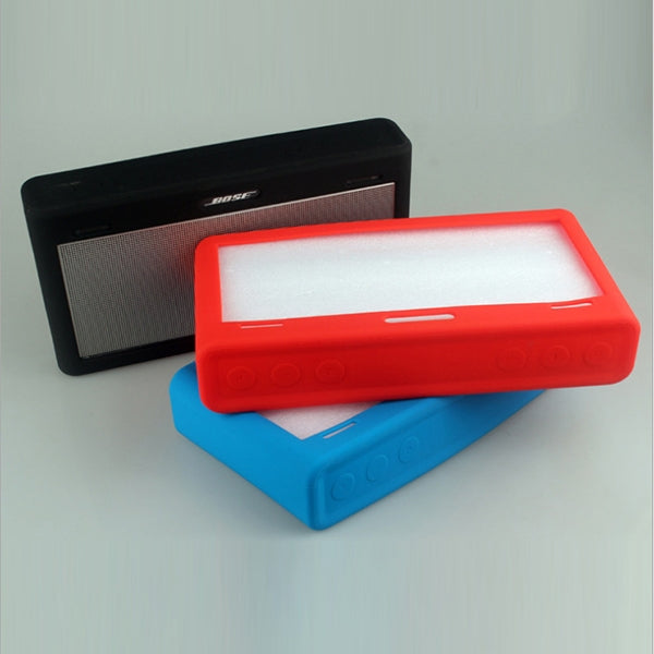 Portable Waterproof Silica Gel Bluetooth Speaker Protective Case for Bose SoundLink III(Black)