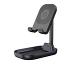 WS1 Portable Foldable Mobile Phone Tablet Desktop Holder Bracket,Ordinary Version(Black)