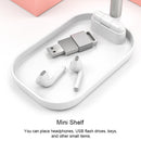 WS2 Portable Foldable Mobile Phone Tablet Wireless Charging Desktop Holder Bracket(Black)