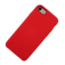 For iPhone SE 2020 & 8 & 7 Pure Color Liquid Silicone + PC Shockproof Defender Case(Red)