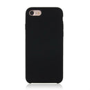 For iPhone SE 2020 & 8 & 7 Pure Color Liquid Silicone + PC Shockproof Defender Case(Black)
