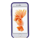 Pure Color Liquid Silicone + PC Shockproof Defender Case For iPhone SE 2020 & 8 & 7(Dark Purple)