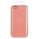 Pure Color Liquid Silicone + PC Shockproof Defender Case For iPhone SE 2020 & 8 & 7(Light Orange)