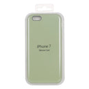 Pure Color Liquid Silicone + PC Shockproof Defender Case For iPhone SE 2020 & 8 & 7(Mint Green)