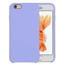 Pure Color Liquid Silicone + PC Shockproof Defender Case For iPhone SE 2020 & 8 & 7(Light Purple)