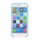 For iPhone SE 2020 & 8 & 7 Pure Color Liquid Silicone + PC Shockproof Defender Case(Blue)