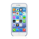 For iPhone SE 2020 & 8 & 7 Pure Color Liquid Silicone + PC Shockproof Defender Case(Baby Blue)