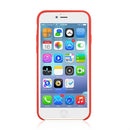 For iPhone SE 2020 & 8 & 7 Pure Color Liquid Silicone + PC Shockproof Defender Case(Orange)