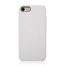 For iPhone SE 2020 & 8 & 7 Pure Color Liquid Silicone + PC Shockproof Defender Case(White)