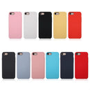 For iPhone SE 2020 & 8 & 7 Pure Color Liquid Silicone + PC Shockproof Defender Case(Pink)