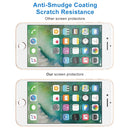 10 PCS for iPhone 8 Plus & iPhone 7 Plus 0.26mm 9H Surface Hardness 2.5D Explosion-proof Tempered Glass Non-full Screen Film