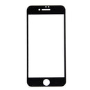 For iPhone 7 Plus Silk Printing Screen Protector 0.26mm 9H Surface Hardness 2.5D Explosion-proof Tempered Glass Screen Film(Black)