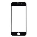 For iPhone 7 Plus Silk Printing Screen Protector 0.26mm 9H Surface Hardness 2.5D Explosion-proof Tempered Glass Screen Film(Black)