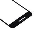 For iPhone 7 Plus Silk Printing Screen Protector 0.26mm 9H Surface Hardness 2.5D Explosion-proof Tempered Glass Screen Film(Black)