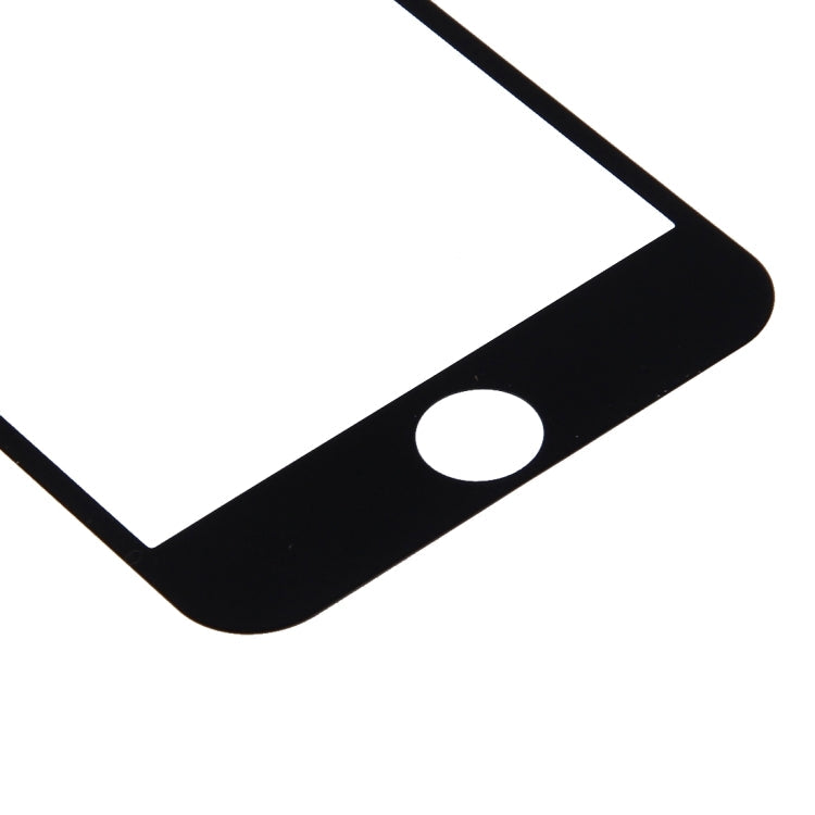 For iPhone 7 Plus Silk Printing Screen Protector 0.26mm 9H Surface Hardness 2.5D Explosion-proof Tempered Glass Screen Film(Black)