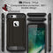 For iPhone 8 Plus & 7 Plus Tough Armor TPU + PC Combination Case(Black)