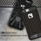 For iPhone 8 Plus & 7 Plus Tough Armor TPU + PC Combination Case(Black)