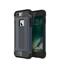 For iPhone 8 Plus & 7 Plus Tough Armor TPU + PC Combination Case(Dark Blue)