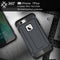For iPhone 8 Plus & 7 Plus Tough Armor TPU + PC Combination Case(Dark Blue)