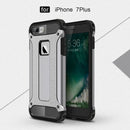 For iPhone 8 Plus & 7 Plus Tough Armor TPU + PC Combination Case(Grey)