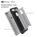 For iPhone 8 Plus & 7 Plus Tough Armor TPU + PC Combination Case(Grey)