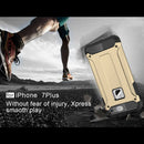 For iPhone 8 Plus & 7 Plus Tough Armor TPU + PC Combination Case(Gold)