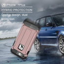 For iPhone 8 Plus & 7 Plus Tough Armor TPU + PC Combination Case(Rose Gold)
