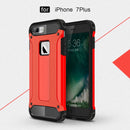 For iPhone 8 Plus & 7 Plus Tough Armor TPU + PC Combination Case(Red)