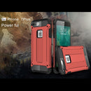 For iPhone 8 Plus & 7 Plus Tough Armor TPU + PC Combination Case(Red)