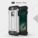 For iPhone 8 Plus & 7 Plus Tough Armor TPU + PC Combination Case(Silver)