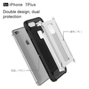 For iPhone 8 Plus & 7 Plus Tough Armor TPU + PC Combination Case(Silver)