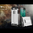 For iPhone 8 Plus & 7 Plus Tough Armor TPU + PC Combination Case(Silver)