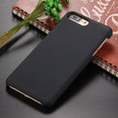 For iPhone 8 Plus & 7 Plus Heat Sensitive Phone Case Silicone Protective Case Back Cover(Black)