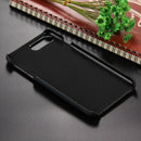 For iPhone 8 Plus & 7 Plus Heat Sensitive Phone Case Silicone Protective Case Back Cover(Black)