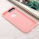 For iPhone 8 Plus & 7 Plus Ultra-thin TPU Frosted Protective Back Cover Case(Pink)