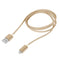 Weave Style 5V 2A 8 Pin to USB 2.0 Magnetic Data Cable, Cable Length: 1.2m(Gold)