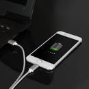 Weave Style 5V 2A 8 Pin to USB 2.0 Magnetic Data Cable, Cable Length: 1.2m(Silver)