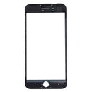 Front Screen Outer Glass Lens with Front LCD Screen Bezel Frame for iPhone 7 Plus (Black)