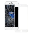 Front Screen Outer Glass Lens with Front LCD Screen Bezel Frame for iPhone 7 Plus (White)
