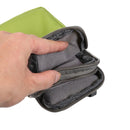 Universal Multi-function Plaid Texture Double Layer Zipper Sports Waist Bag / Shoulder Bag for iPhone X & 7 & 7 Plus / Galaxy S9+ / S8+ / Note 8 / Sony Xperia Z5 / Huawei Mate 8, Size: 16.5 x 9.0 x 3.0cm(Green)
