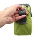 Universal Multi-function Plaid Texture Double Layer Zipper Sports Waist Bag / Shoulder Bag for iPhone X & 7 & 7 Plus / Galaxy S9+ / S8+ / Note 8 / Sony Xperia Z5 / Huawei Mate 8, Size: 16.5 x 9.0 x 3.0cm(Green)
